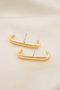Heliophilia Silver Pendientes CKP9141 Dorados de Metal